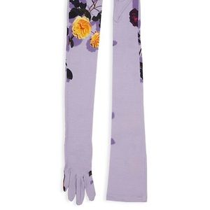 Dries Van Noten Floral Gloves